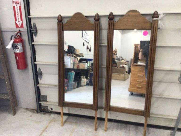 2 DRESSER MIRRORS