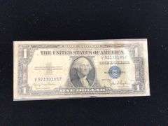 1 1957 AND 2 1935-D ONE DOLLAR SILVER CERTIFICATES