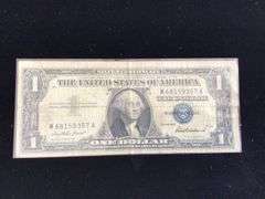 1 1957 AND 2 1935-D ONE DOLLAR SILVER CERTIFICATES