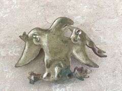 BRASS EAGLE DOOR KNOCKER PULL-MISSING PIECE