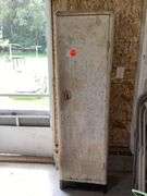 METAL CABINET FULL OF GARDEN ITEMS