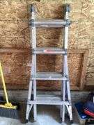 14 FT FOLDABLE EXTENSION LADDER