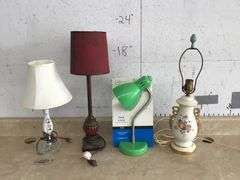 MISC LAMPS & SHADES (LAMPS WORK)