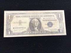 3 1957-A ONE DOLLAR SILVER CERTIFICATES
