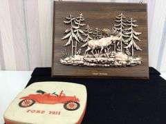 UPPER MICHIGAN COPPER PLAQUE AND 1931 FORD PLAQUE