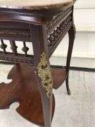 ANTIQUE WOOD PARLOR TABLE