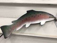 HEAVY DUTY METAL FISH LAWN ORNAMENTS