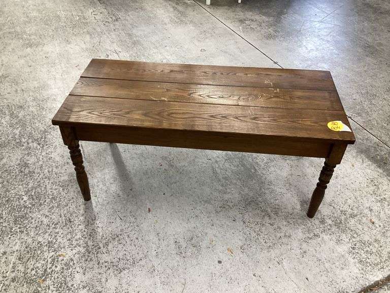 HEAVY PINE COFFEE TABLE/BENCH