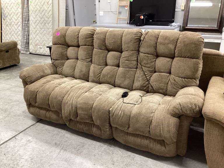 ELECTRIC COUCH W/RECLINING ENDS
