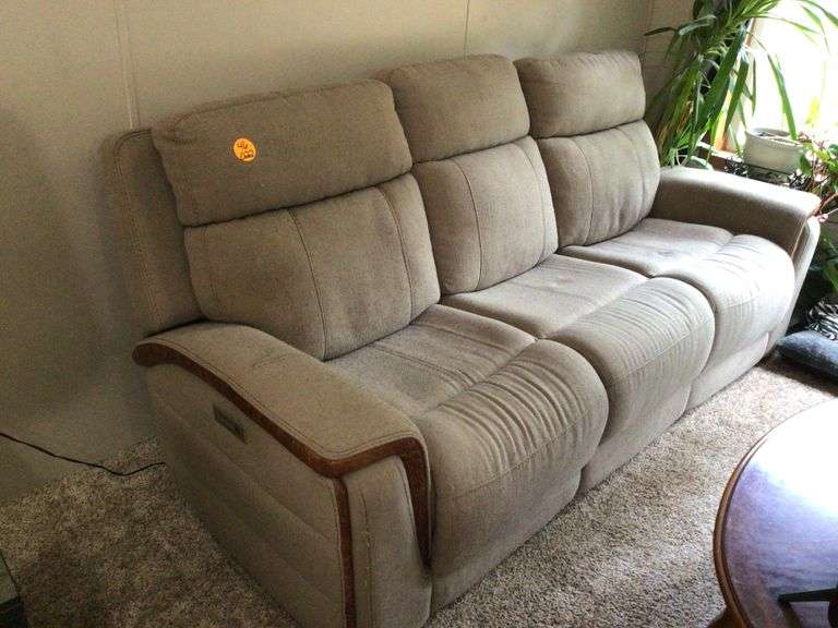 DOUBLE ENDED ELECTRIC RECLINING COUCH(WORKS)