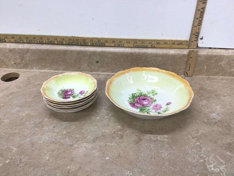 IMPERIAL CHINA BERRY BOWL SET