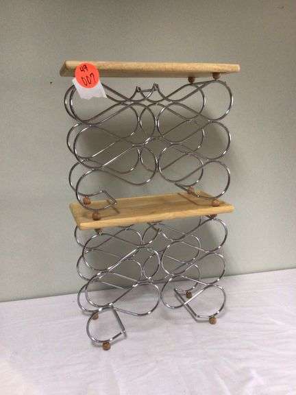 2 STACKABLE WINE RACKS
