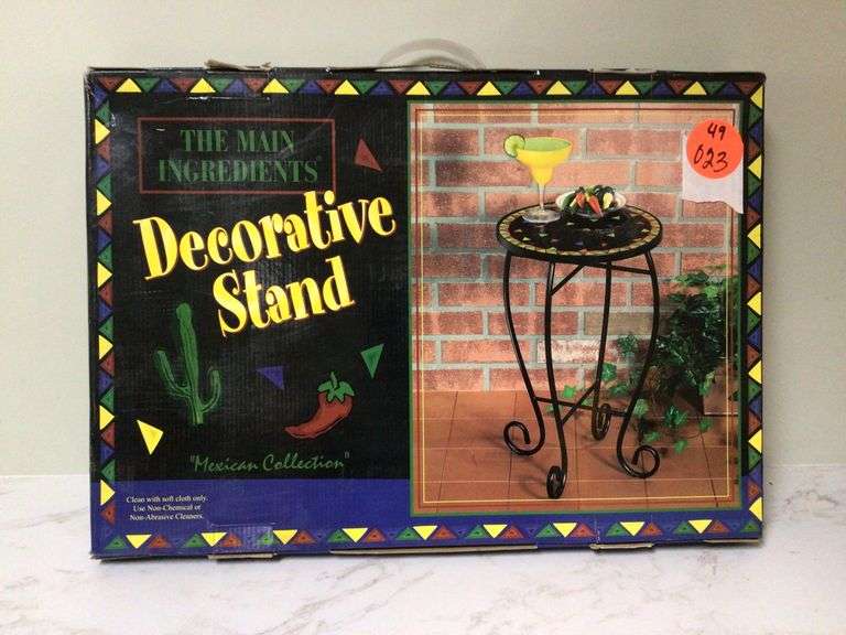 NEW IN BOX THE MAIN INGREDIENTS DECORATIVE STAND