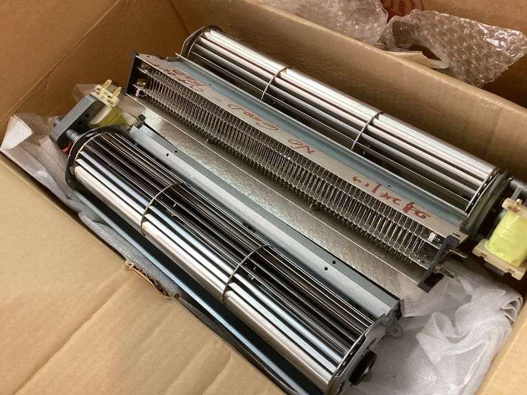 FIREPLACE FAN UNITS (1 NEW AND 1 PARTS ONLY) AND TOILET SEAT