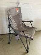 GRAY FOLDING CAMP CHAIR