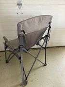 GRAY FOLDING CAMP CHAIR