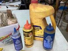 STRING LINERS, CHALK REELS AND CHALK