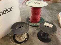 BOX OF VARIOUS TYPES OF WIRE