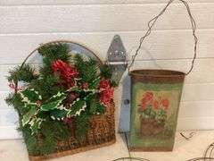 CHICKEN WIRE HANGING BASKET, WREATHS, WREATH RINGS AND MORE