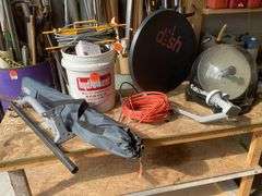 RV SATELLITE DISH AND CABLES