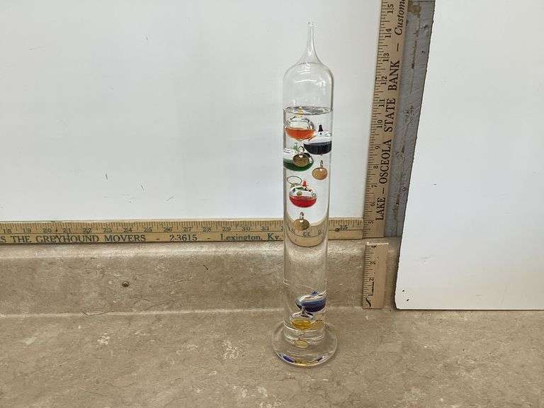 GALILEO GLASS THERMOMETER
