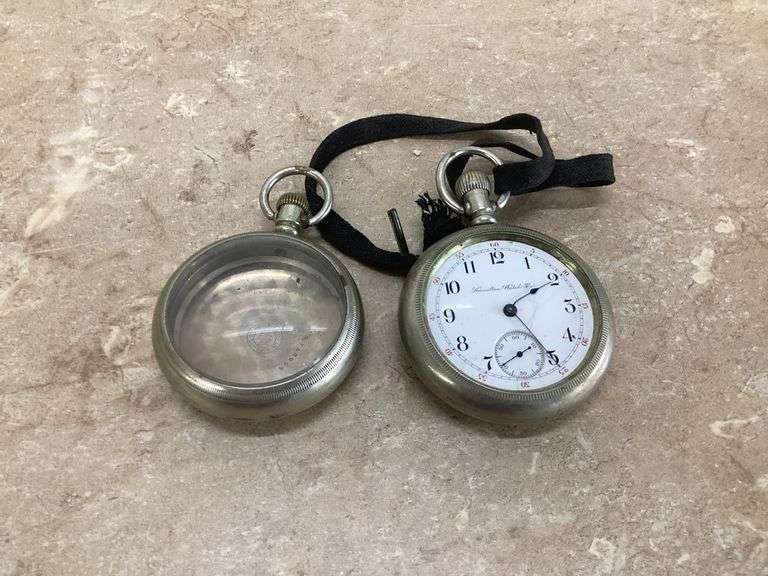 HAMILTON WATCH COMPANY POCKET WATCH AND POCKET WATCH CASE