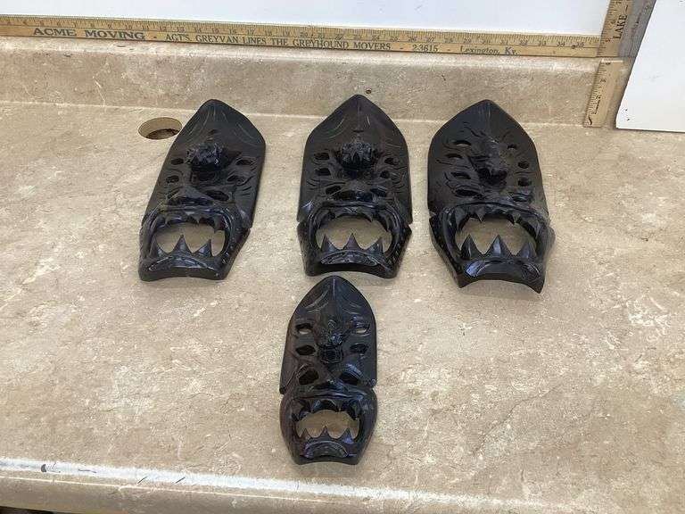 3 TRIBAL MASKS