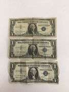 3 1957 $1 SILVER CERTIFICATE