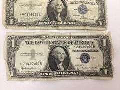 3 1957 $1 SILVER CERTIFICATE