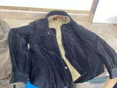 LEVI STRAUSS AND ARROW CORDUROY FLEECE LINED SHIRTS - SIZE L & XL