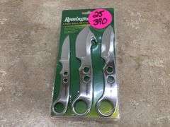 REMINGTON 3 PIECE SKINNER KNIFE SET