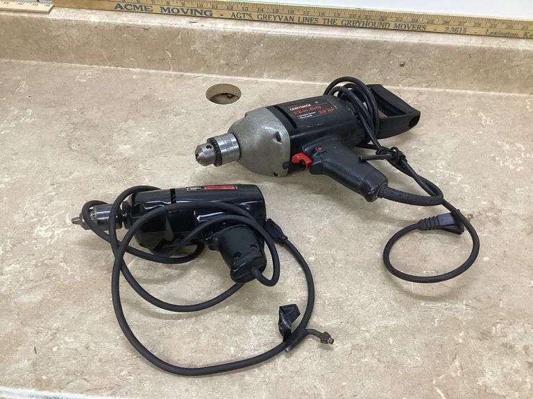 2 ELECTRIC CRAFTSMAN DRILLS(WORK)