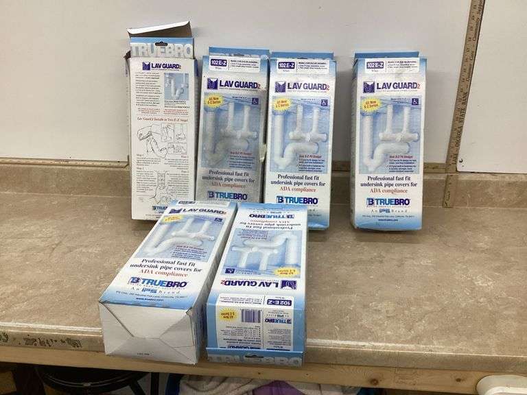 6 LAV GUARD UNDER SINK PIPE COVERS