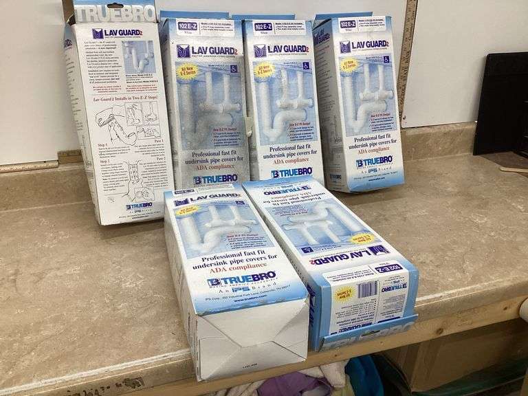 6 LAV GUARD UNDER SINK PIPE COVERS