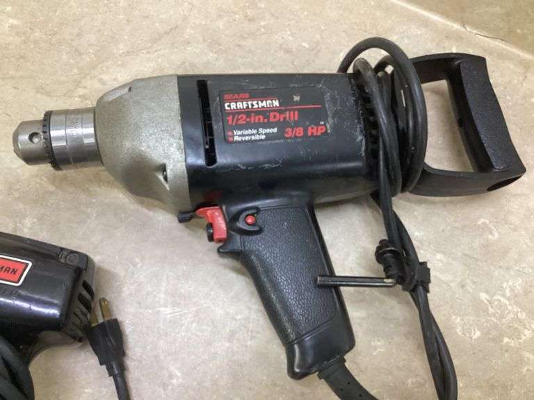 2 ELECTRIC CRAFTSMAN DRILLS(WORK)
