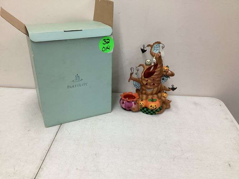 PARTYLITE HAUNTED TEALIGHT TREE