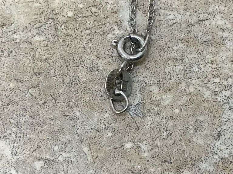 STERLING SILVER CHAIN AND CHARM