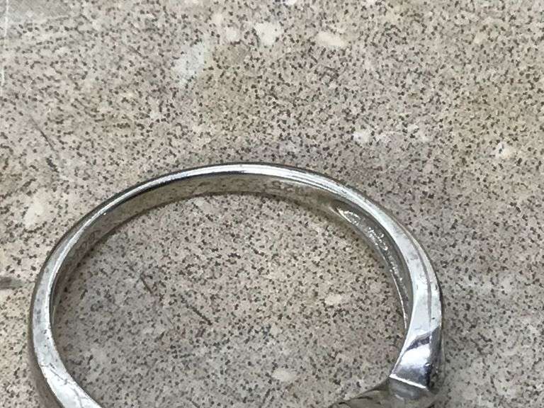 STERLING SILVER CHAIN AND RING