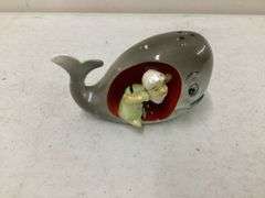 JONAH AND THE WHALE SALT AND PEPPER SHAKER SET