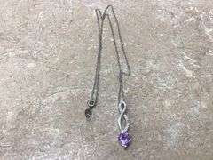 STERLING SILVER CHAIN AND CHARM