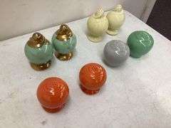4 VINTAGE SALT AND PEPPER SHAKER SETS