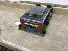 "O" SCALE MODEL TRAIN MENARDS POWER PLANT