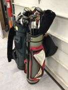 ASSORTED GOLF CLUBS AND 2 GOLF BAGS