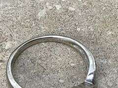 STERLING SILVER CHAIN AND RING