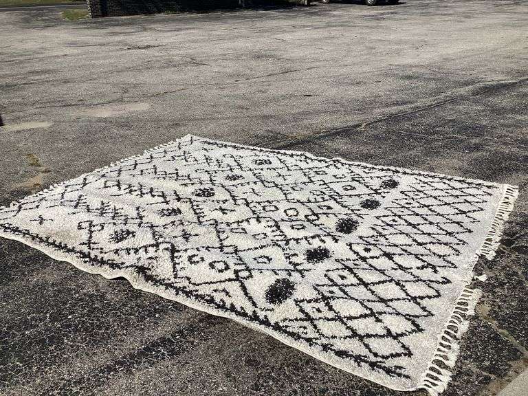 SURYA BERBER SHAG AREA RUG-7’10”X10’3”