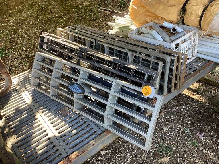 MISC CHEVY SQUARE BODY GRILLS AND 1 FORD GRILL