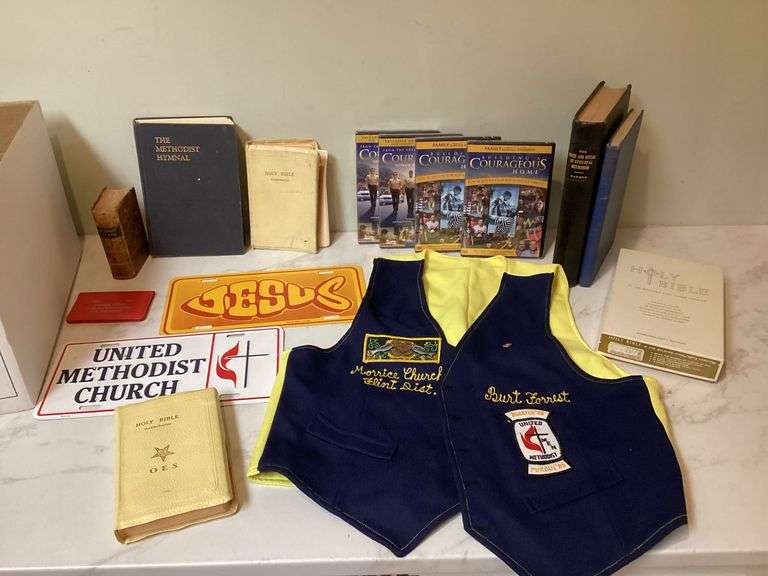 UNITED METHODIST VEST, BOOKS, VANITY PLATES AND DVD SET - Currie ...