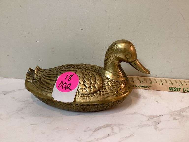 BRASS DUCK BOX