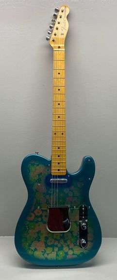 Fender CIJ Blue Flower Telecaster Guitar