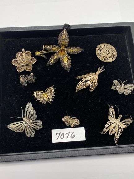 Silver & 800 Silver Jewelry Lot - Dixon's Auction at Crumpton